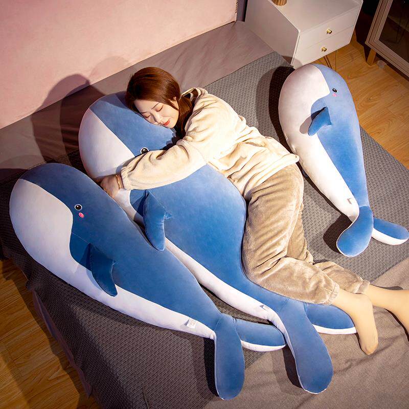 ◇鲸鱼抱枕靠垫床上靠枕床头女生侧睡夹腿抱枕男生款睡觉宿舍长条