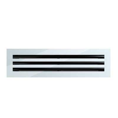 Aluminum linear slot diffuser air grille with removable core