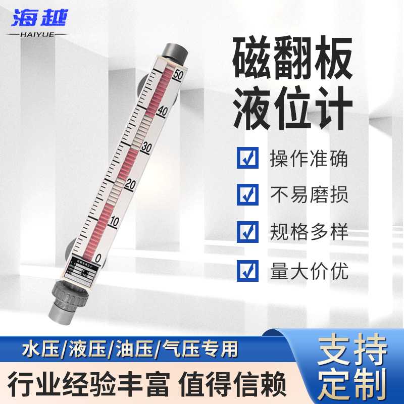 高温高压磁翻板液位计 防腐液位计 锅炉水位计远传磁性浮子