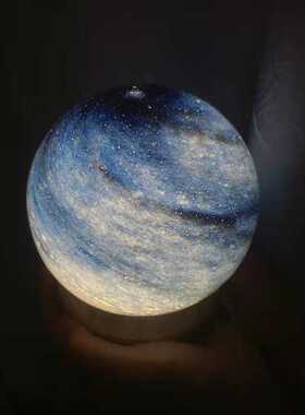 跨镜星球台灯流浪星球灯网红少女心装饰卧室床头夜灯创意生日