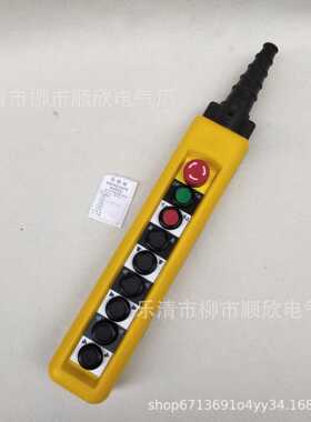 浙东牌COBP-AB1S3双速行车按钮开关 起重机/吊车手电门 9钮带急停