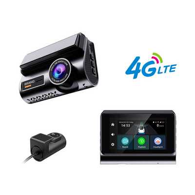 2k 4g Car Dashcam with Wifi Gps Dual Lens Night Vision