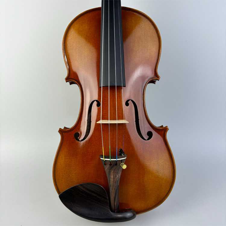 高档油性漆独板小提琴高档制作工艺实木独板虎纹小提琴
