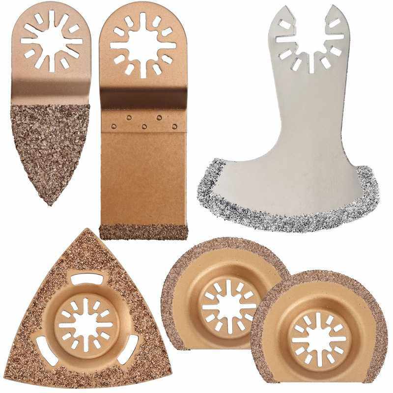 6pcs 万用宝套装 多功能修整机配件 切木切铁钉组套混合刀头