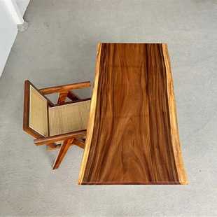 精品斐济胡桃木大板 132 6.8 自然边