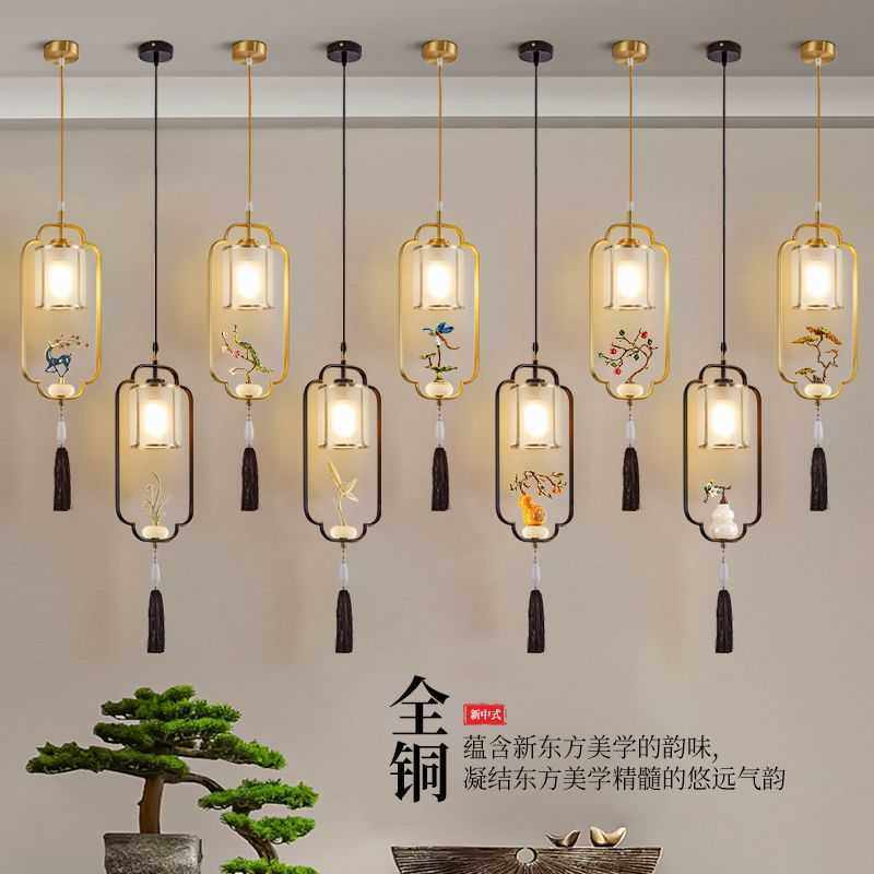 新中式中国风复古全铜小吊灯过道禅意餐吊灯床头灯入户茶室玄关,玩具/童车/益智/积木/模型,垂直悬浮玩具,淘宝优惠券,粉丝福利购,淘宝优惠卷