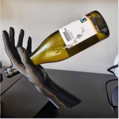 跨境新款 Wine Bottle Holder Hand Illusion 葡萄酒瓶架手幻觉