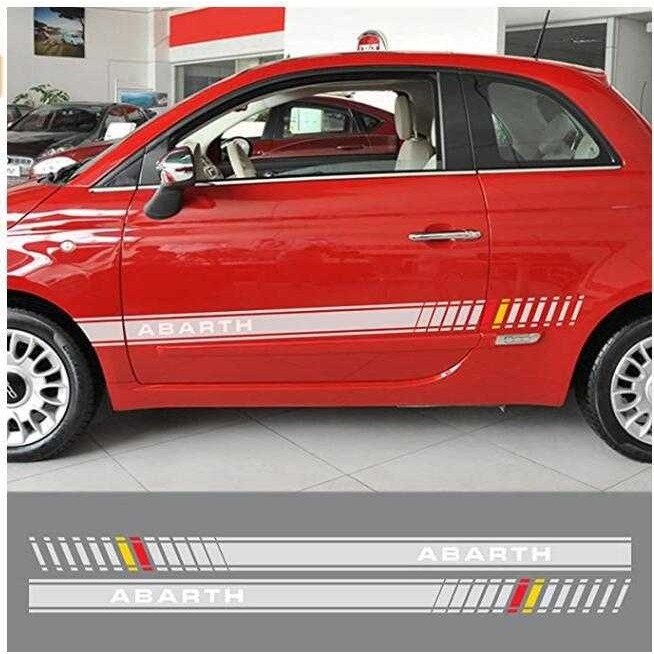适用于菲亚特 FIAT 500侧裙装饰贴汽车贴纸汽车拉花改装车贴A609,模玩/动漫/周边/娃圈三坑/桌游,模型制作工具/辅料耗材,淘宝优惠券,粉丝福利购,淘宝优惠卷