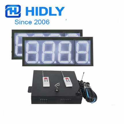 四川攀枝花8寸油价牌高亮无线遥控8寸油价牌厂家led加油站显示屏