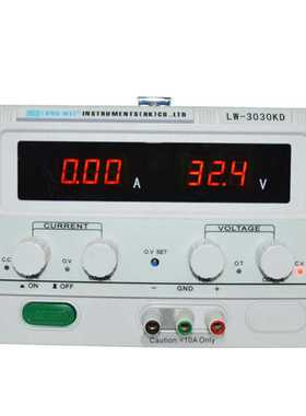 LW3010KD龙威直流稳压开关电源30V10A电镀LED测试老化电源高压