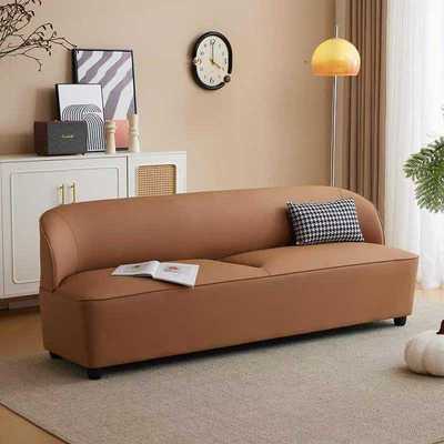 轻奢简约小户型公寓沙发客厅家用出租屋卧室服装店休息区直排沙发