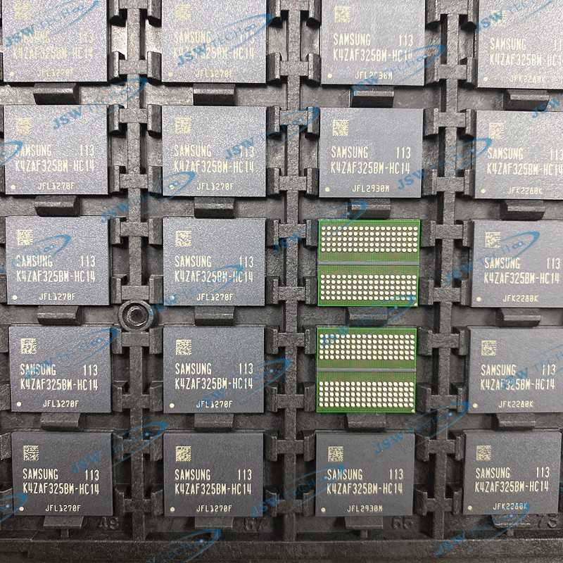 全新原装K4ZAF325BM-HC14显存芯片GDDR6 2GB 180FBGA 现货秒发