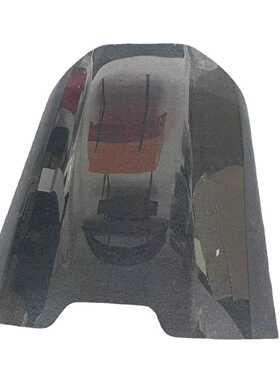 烟灰色PC热弯挡板 透明移动柜子挡板