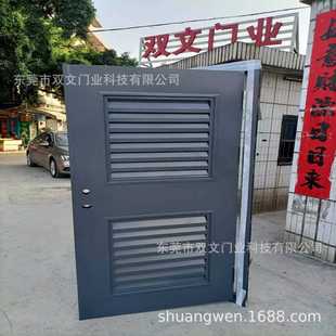 定制钢制百叶门钢装饰百叶门Shutter doors 钢质防火通风百叶门