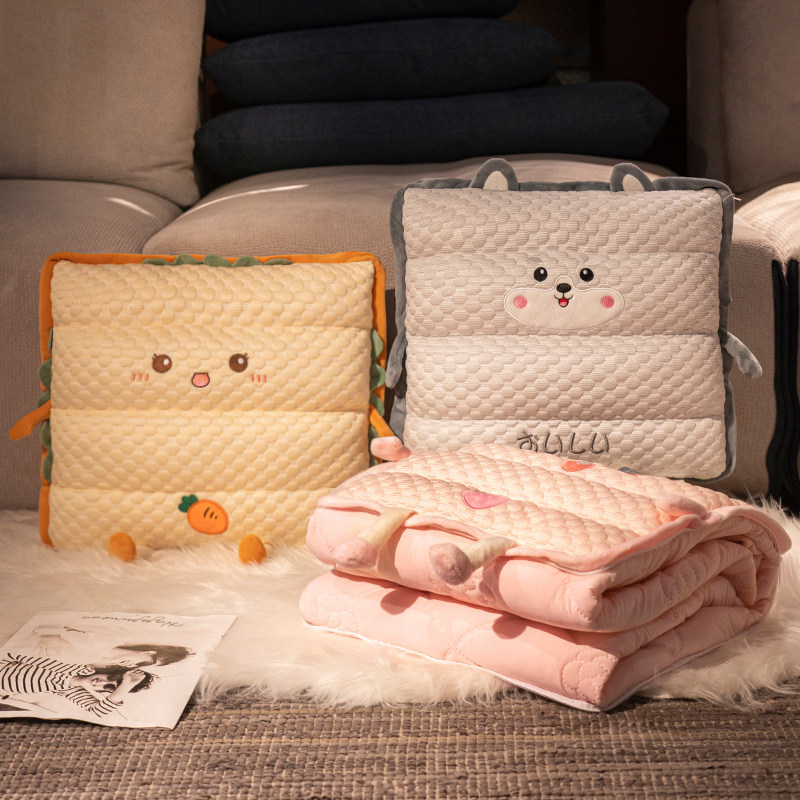 冰丝抱枕被子两用毯子二合一办公室午睡折叠空调被枕X头汽车内靠,居家布艺,抱枕被,淘宝优惠券,粉丝福利购,淘宝优惠卷