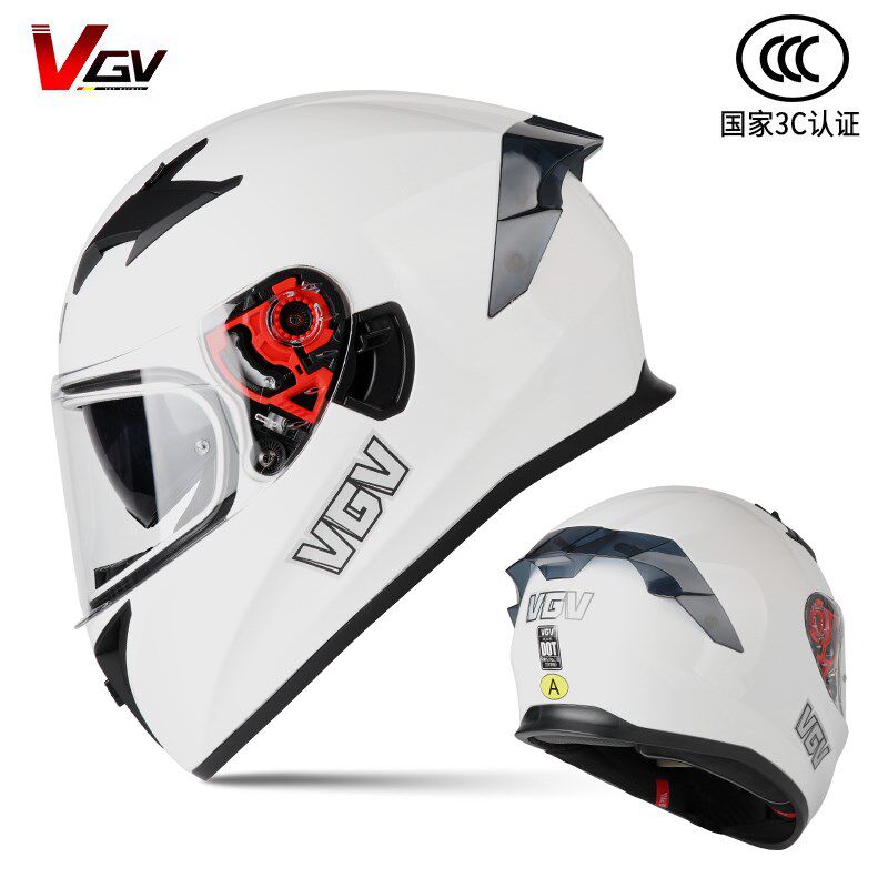 3c认证摩托车头盔女可爱蝴蝶结猫耳朵情侣盔复Q古机车秋冬季全盔