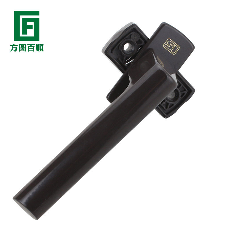 断桥铝平开门窗执手方q轴方杆配件锁拉手门把手塑钢窗户老式传动