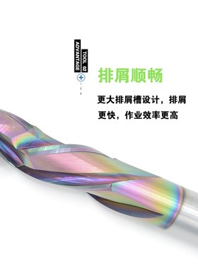 12.7*41.28H*89L涂层三刃复E合刃铣刀密度板贴皮板实木雕刻切割刀