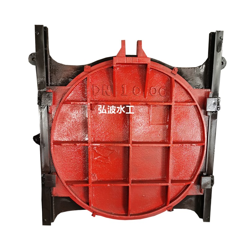 铸铁闸门一体f式 手轮镶铜消失模工艺启闭机闸门 河道渠道圆方闸