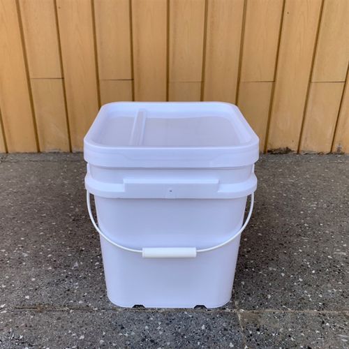 25L方桶25升方形带盖塑料桶包装桶饲料桶PP桶原料定制颜色印刷LOG