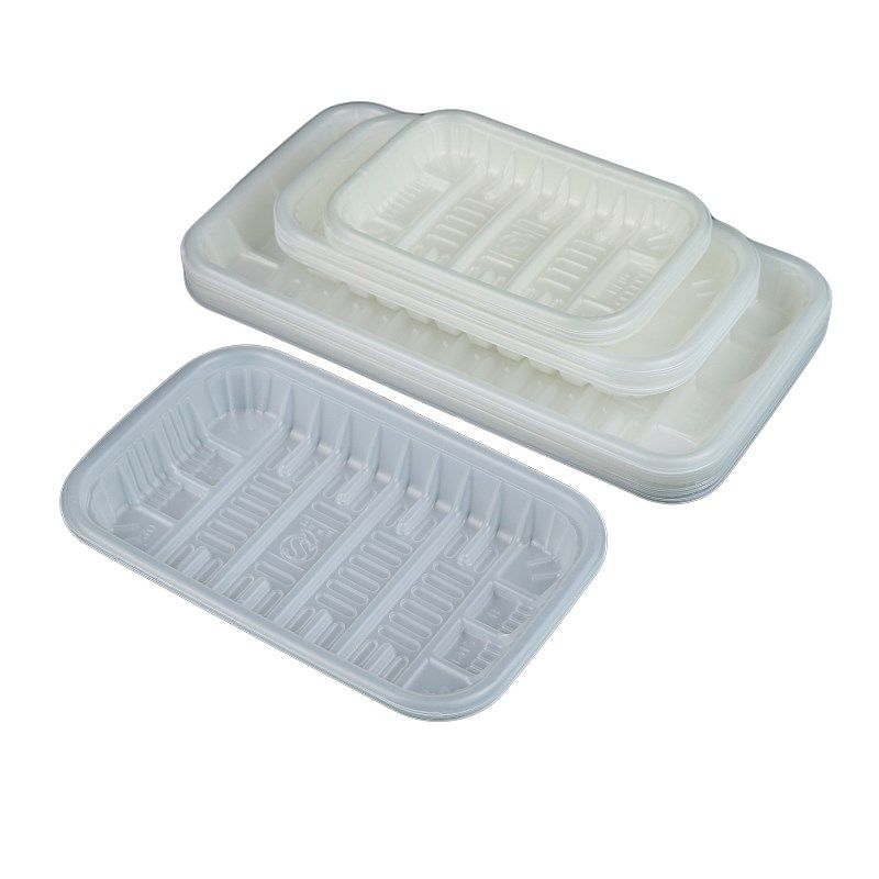 一次性生鲜托盘2013半透明长方形PP塑料食品打包盒超市包装盒1912