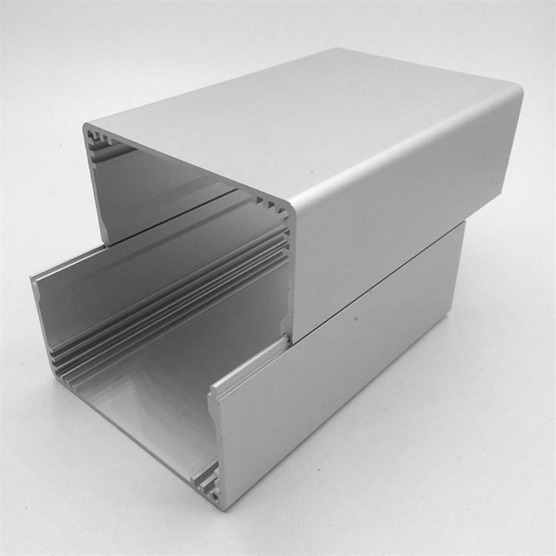 铝合金壳体锂电池电源盒子仪表机箱线路板外壳型材铝壳铝盒90X90