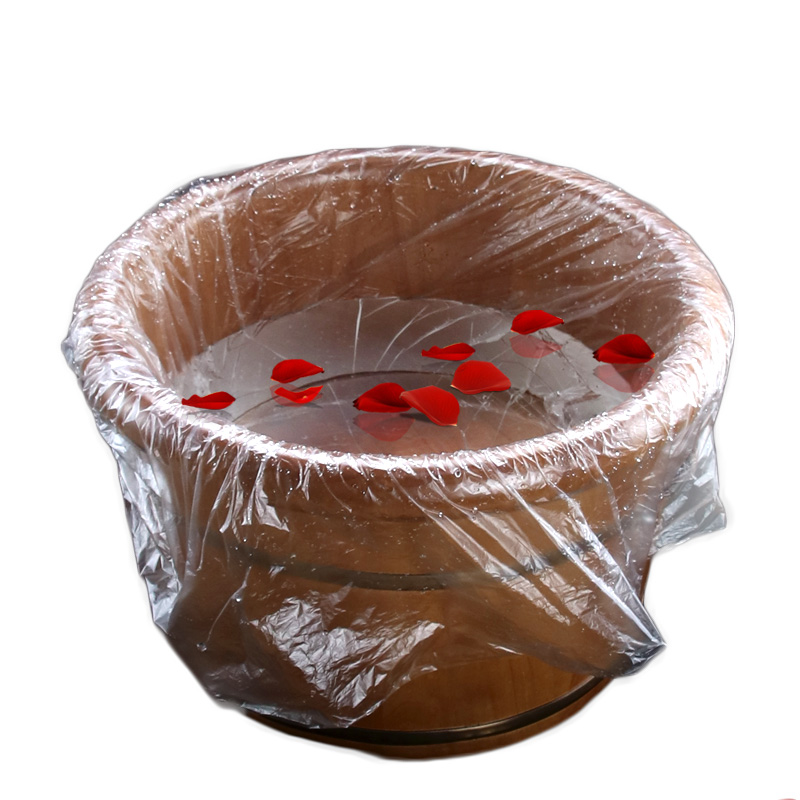 一次性泡脚袋足浴塑料袋泡脚足疗套木桶专用洗脚按摩塑料膜沐足袋