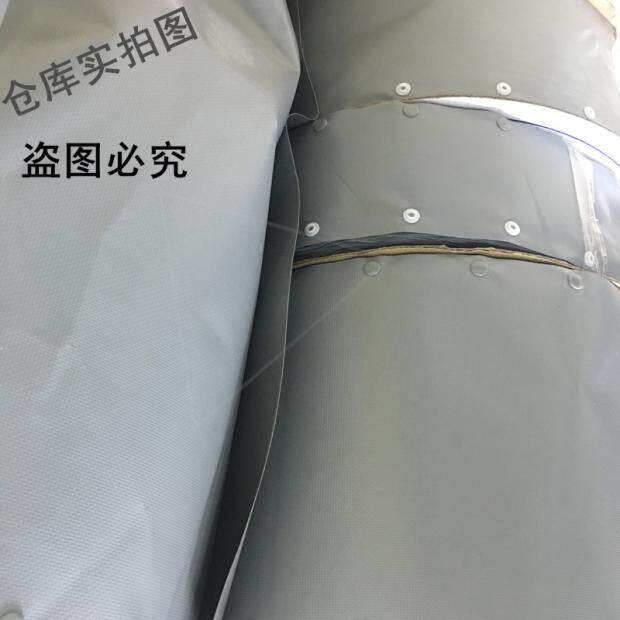 扣式结束带PC100纽扣电缆包布保护套环保阻燃PVC裹线套管灰色包布