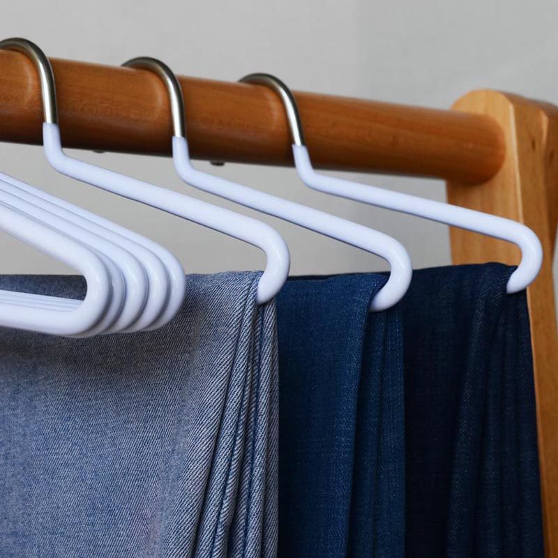 裤架鹅型短颈内置省空间家用挂裤子专用J衣架防滑无痕收纳神器挂