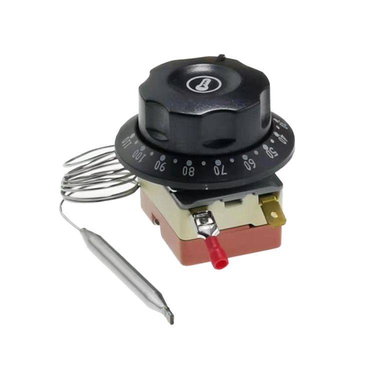 豪华开水b器30-110度温控器保温台控制器保温桶面汤锅旋钮温控开