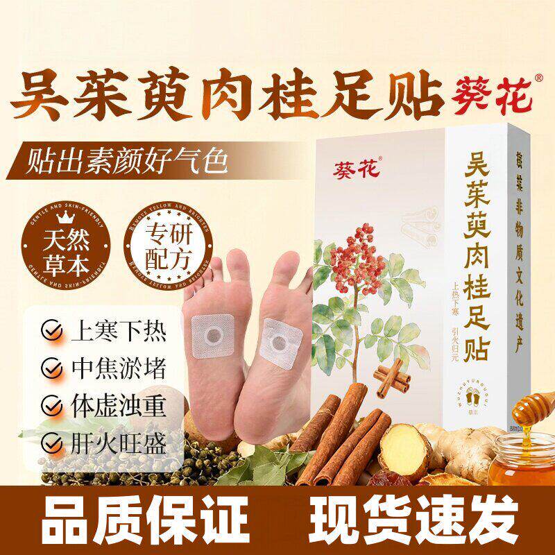 吴茱萸肉桂艾草发热暖足贴