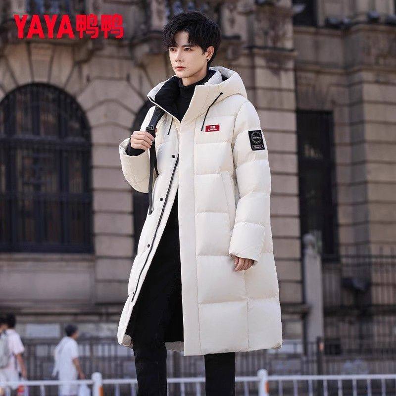 【335G高充绒丨中国航天】YAYA鸭鸭羽绒服男拼色长款冬季运动外套,男装,羽绒服,淘宝优惠券,粉丝福利购,淘宝优惠卷