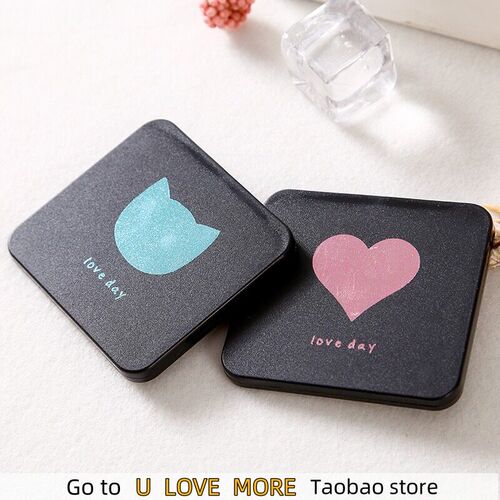 Foldable Makeup Mirror Mini Square Makeup Vanity Mirror Port