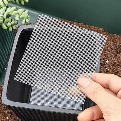 100Pcs Square Pot Hole Mesh Pad Anti-corrosion Insect