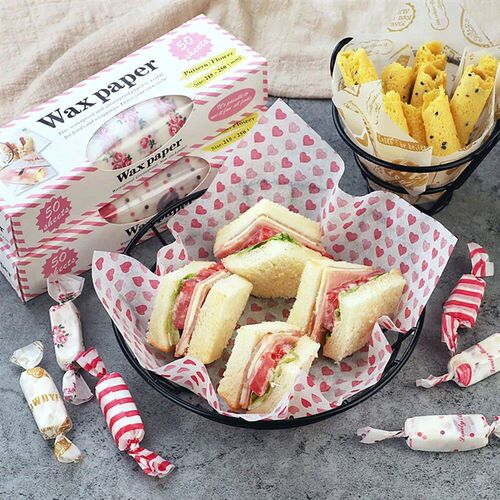 10/50PCS Food Wax Paper Food Grade Grease Paper Cake Wrapper
