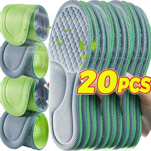 2/20pcs Unisex Memory Foam Orthopedic Insoles Deodorizing In