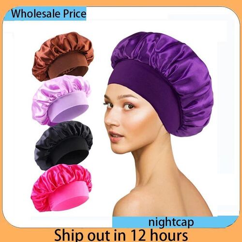 bonnet Soft Silk Satin Lined Bonnet Large Satin Hair Bonnet