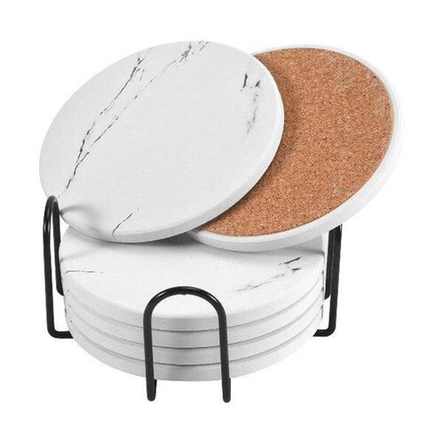 MCGS-Coasters for Drinks, Ceramic Stone Coaster Set with