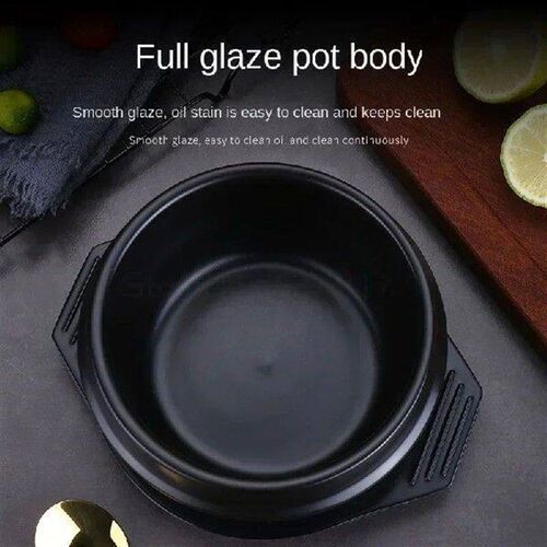Korean Ceramic Bowl Korean Dolsot for Bibimbap Soup and