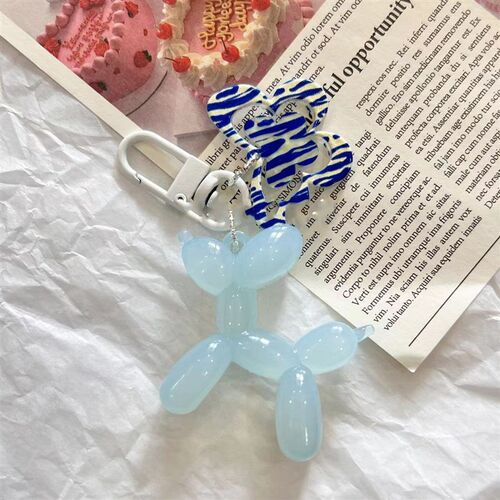 Kawaii Balloon Dog Keychain Models for Girls Sweet Ins Style