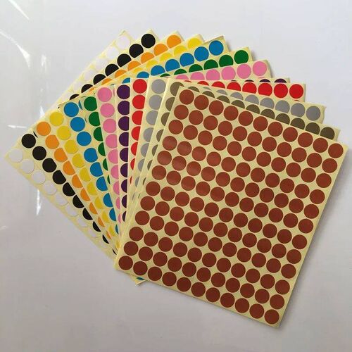Round Coding Dot Labels Self Adhesive ers Office School Supp