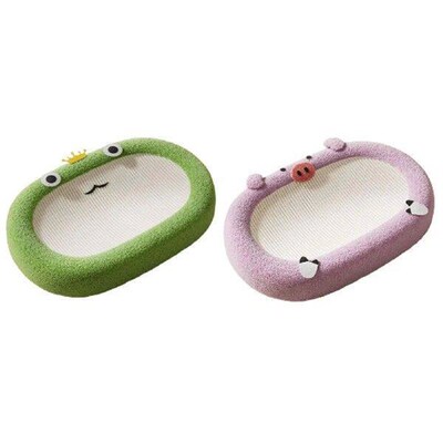 Cat Lounge Bed Cat Nest Oval Cat Scratching Bed for Kitten