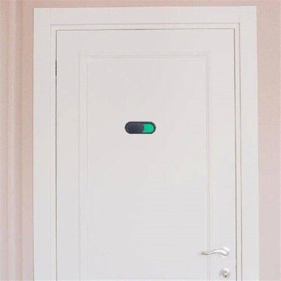 Slider Open Do Not Disturb Sign 10*4cm oval Toilet Door