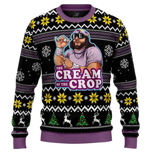 Macho Man The Cream of the Crop Pro Wrestling Ugly Christmas