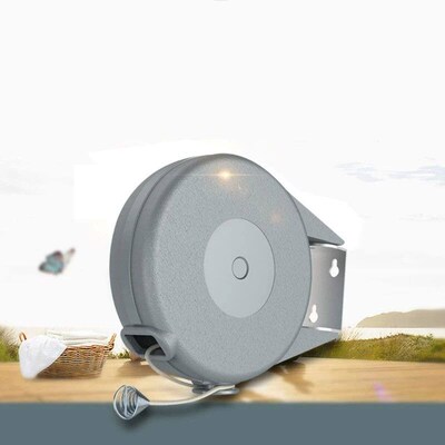 Retractable Clothesline Indoor Outdoor Clothes Line Heavy Du