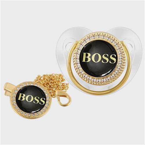 Newborn Baby Bling Pacifier Rhinestone Pacifier BPA Free Sil