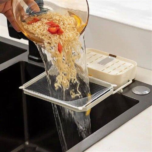 Sink Strainer Basket Suction Cup Corner Sink Strainer With