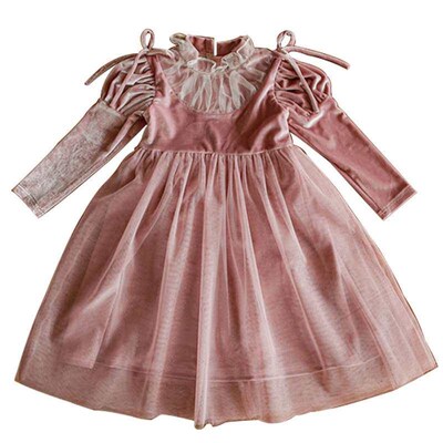 Autumn Strawberry Shaman Girl Girl Velvet Lace Stitching Pri