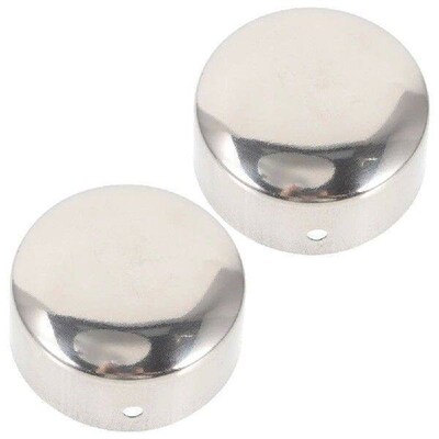 2 Pcs Handrail Tube Accessories Outdoor End Caps Fittings