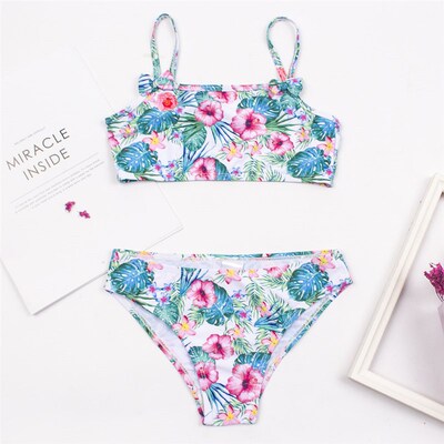 Multi Style Kids Girls Bikini Set 2022 New Print Girls Kids